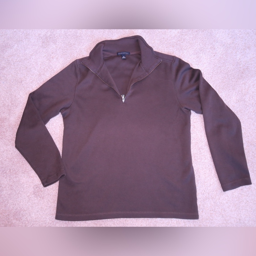 Banana Republic 100% cotton zip up sweater